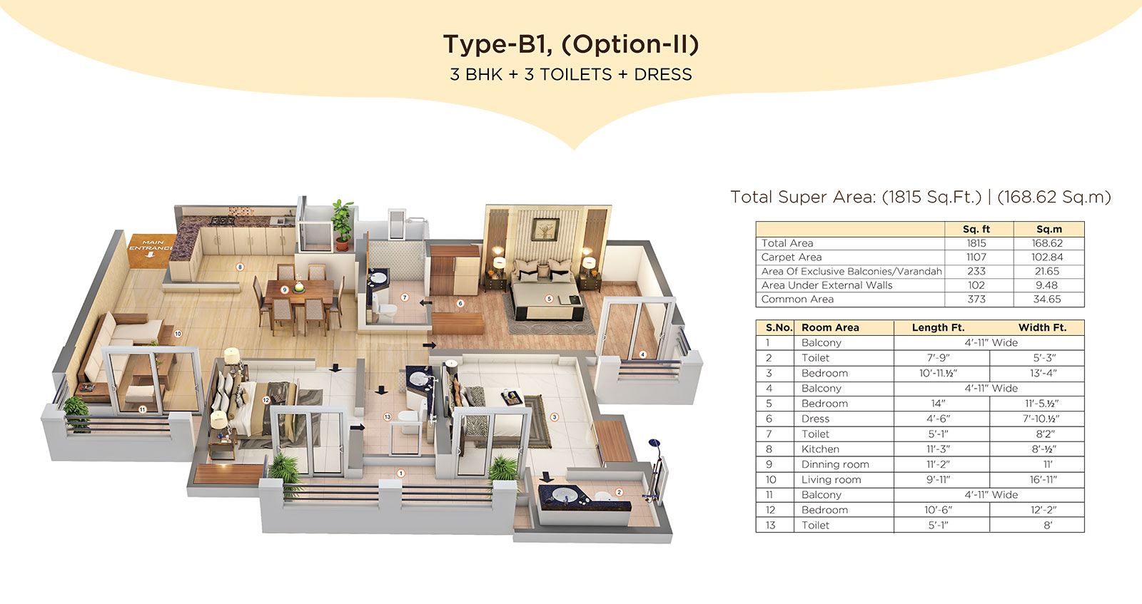 Layout Plan Image of Purvanchal Project Royal City for sale